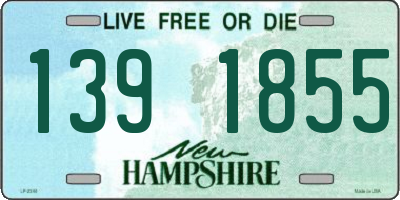 NH license plate 1391855