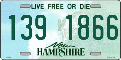 NH license plate 1391866