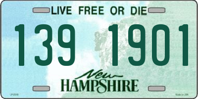 NH license plate 1391901