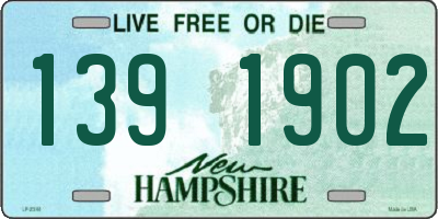 NH license plate 1391902