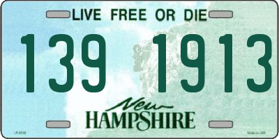 NH license plate 1391913