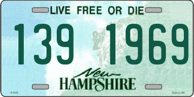 NH license plate 1391969