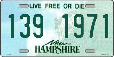NH license plate 1391971