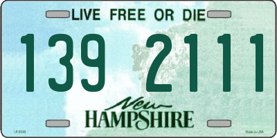 NH license plate 1392111