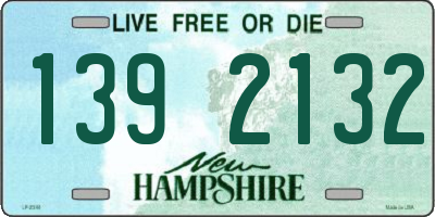 NH license plate 1392132