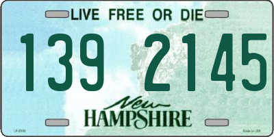 NH license plate 1392145