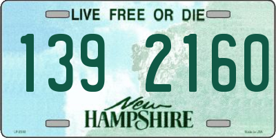 NH license plate 1392160