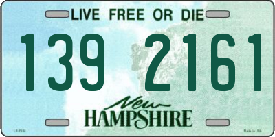NH license plate 1392161