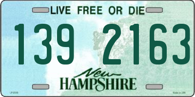 NH license plate 1392163