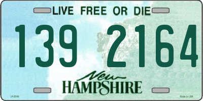 NH license plate 1392164
