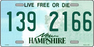 NH license plate 1392166