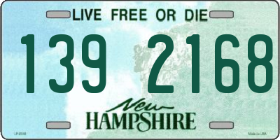 NH license plate 1392168