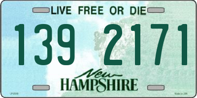 NH license plate 1392171