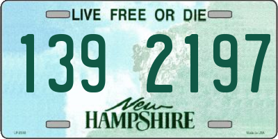 NH license plate 1392197