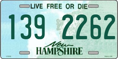 NH license plate 1392262