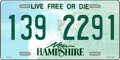 NH license plate 1392291
