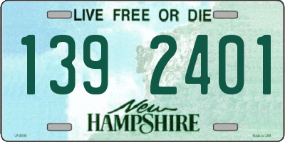 NH license plate 1392401