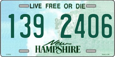 NH license plate 1392406