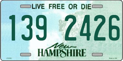 NH license plate 1392426