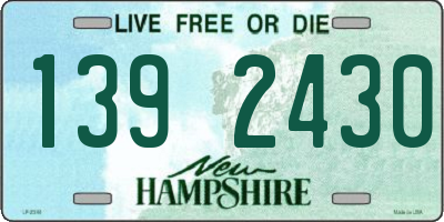 NH license plate 1392430