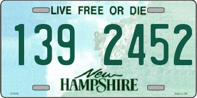 NH license plate 1392452