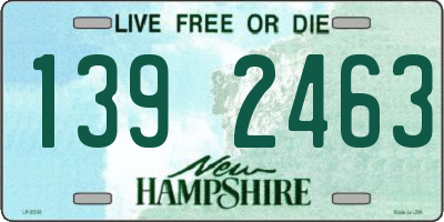 NH license plate 1392463
