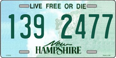 NH license plate 1392477