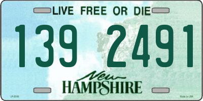 NH license plate 1392491