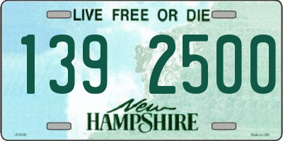 NH license plate 1392500