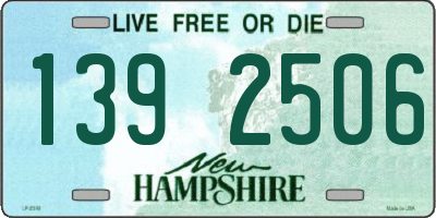 NH license plate 1392506