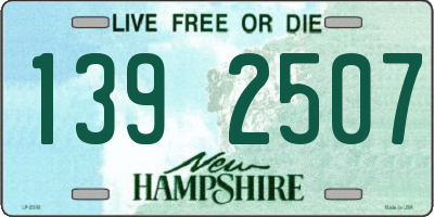 NH license plate 1392507