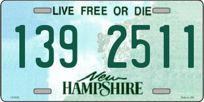 NH license plate 1392511