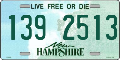 NH license plate 1392513
