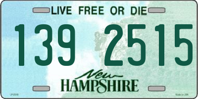 NH license plate 1392515