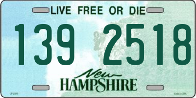 NH license plate 1392518