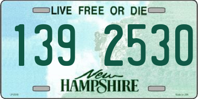 NH license plate 1392530