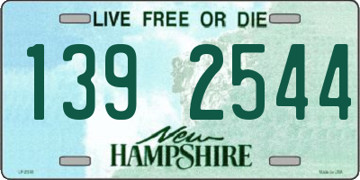 NH license plate 1392544