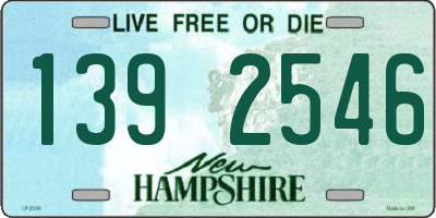 NH license plate 1392546