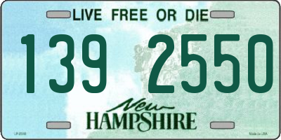 NH license plate 1392550