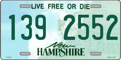 NH license plate 1392552