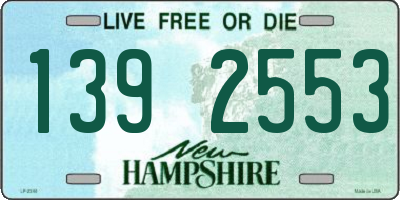NH license plate 1392553