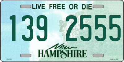 NH license plate 1392555