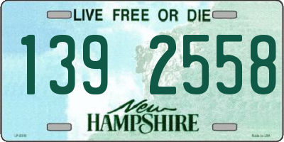 NH license plate 1392558