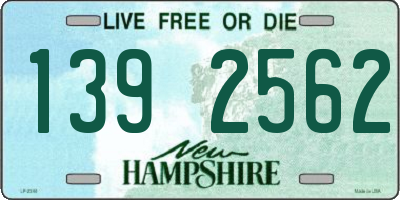 NH license plate 1392562