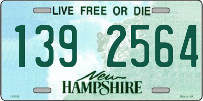 NH license plate 1392564