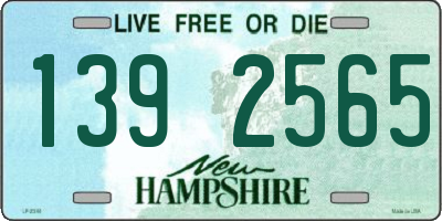 NH license plate 1392565