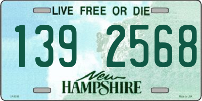 NH license plate 1392568