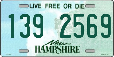 NH license plate 1392569