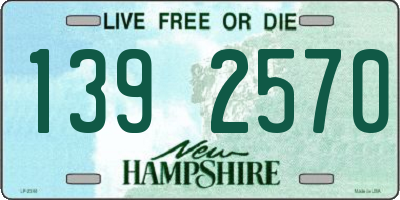 NH license plate 1392570