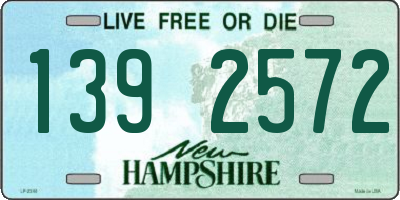 NH license plate 1392572